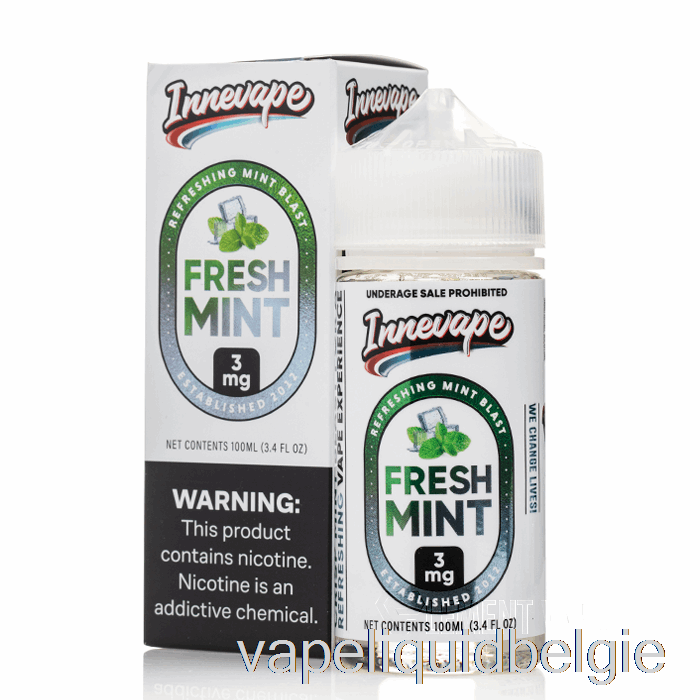 Vape Smaken Verse Munt - Innevape E-liquid - 100ml 0mg